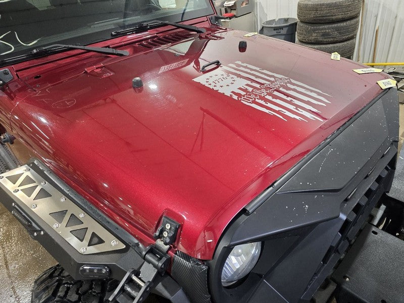 Hood Flat Center Fits 07-12 WRANGLER 630345