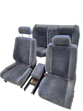 1996 Nissan Cedric Y33 Blue Cloth Power Seats Full Set Front &Rear & C