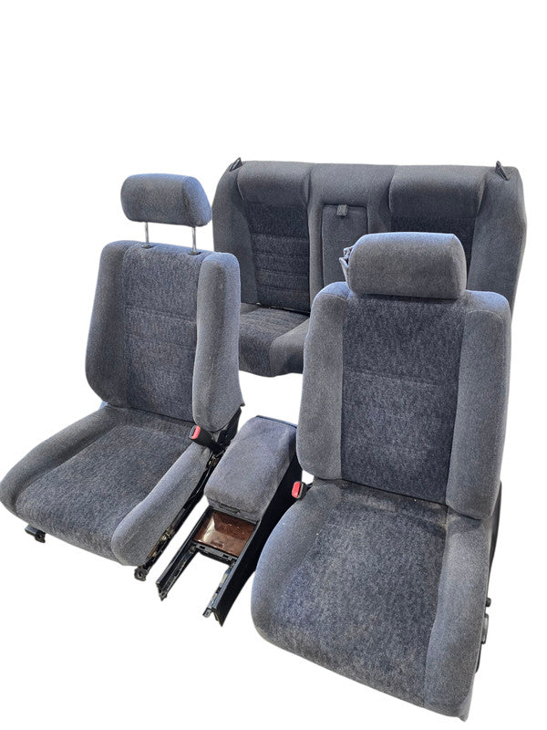 1996 Nissan Cedric Y33 Blue Cloth Power Seats Full Set Front &Rear & C