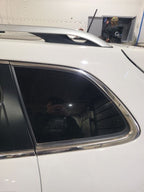 Driver Quarter Glass Privacy Tint Chrome Trim Fits 14-18 CHEROKEE 6536