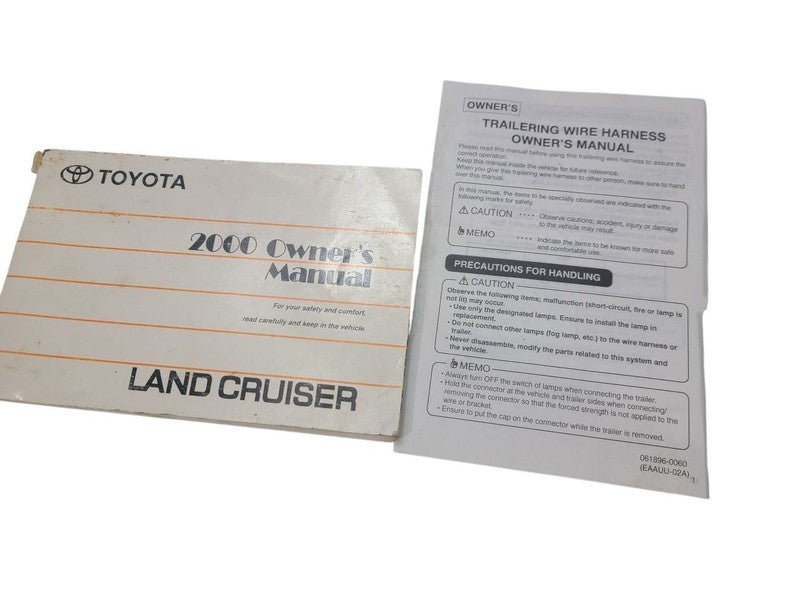 LANDCRUIS 2000 Owners Manual 640198