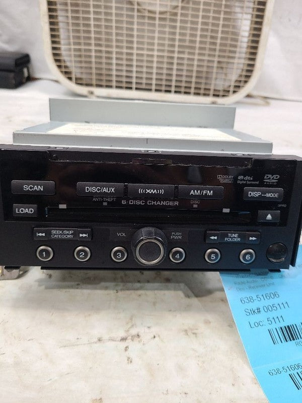 Audio Equipment Radio Disc-receiver Unit Technology Fits 10-12 RDX 635