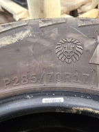 2 USED Tires  285-70-17 Lion Sport  8/32 Tread 662529
