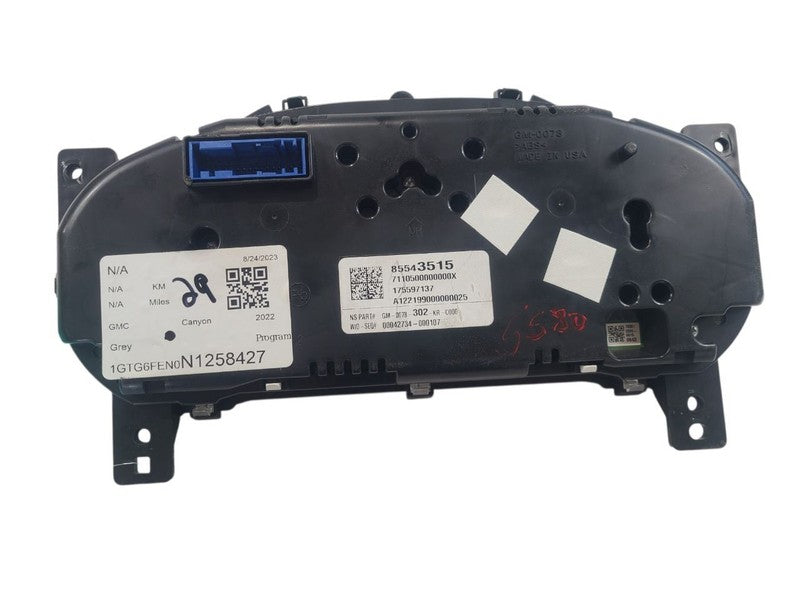 Speedometer Cluster MPH And KPH Umn Opt Udd Fits 20-22 CANYON 671193