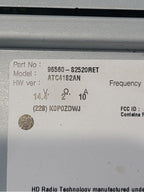 Audio Equipment Radio Market US Built Fits 21-23 SANTA FE 668435