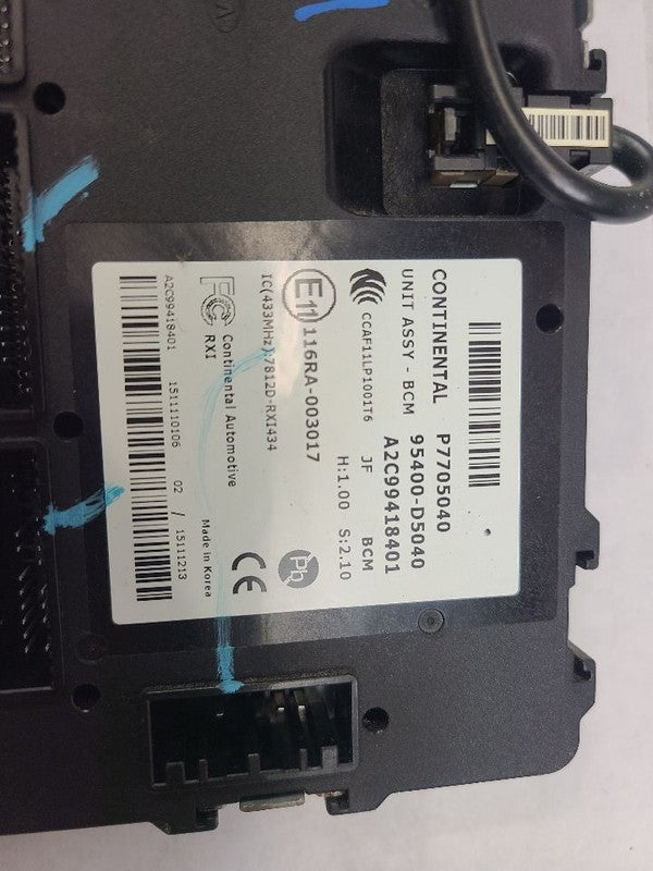 Chassis ECM Body Control BCM Right Hand Dash US Built Fits 16-18 OPTIM