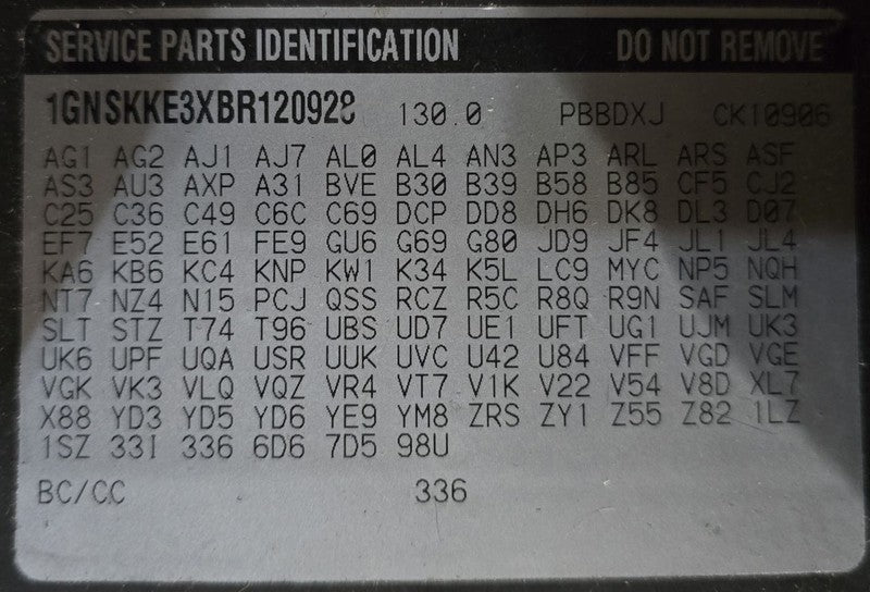 Camera/Projector Camera Liftgate Mounted Fits 09-14 SUBURBAN 1500 6415
