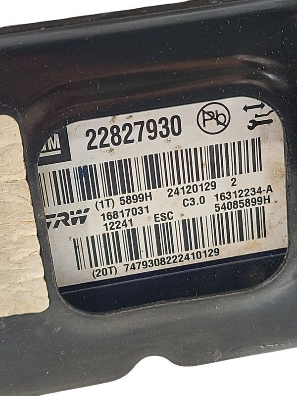 Anti-Lock Brake Part Assembly VIN 1 4th Digit Limited Fits 13-16 MALIB