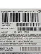 Audio Equipment Radio Receiver ID EB5T-19C107-CA Fits 14 EXPLORER 5967