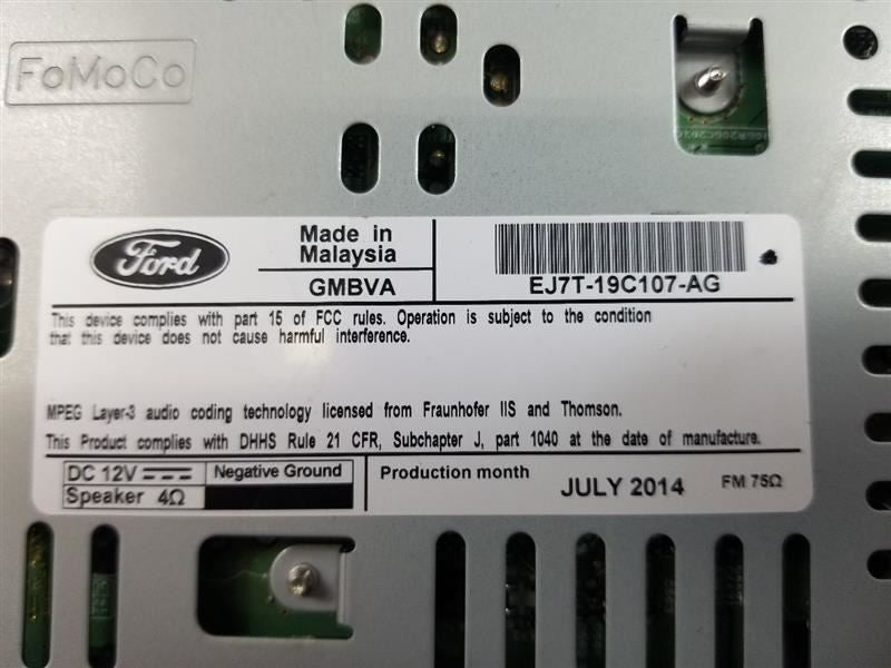 Audio Equipment Radio Receiver AM-FM-CD-MP3 Fits 15 MKC 521703