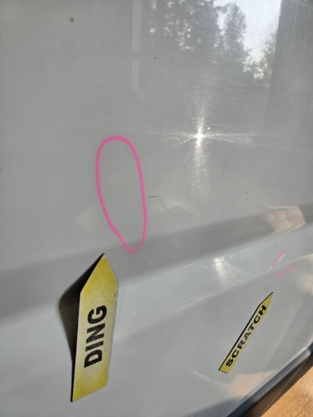 Passenger Rear Side Door Sliding Low Roof Fits 14-19 PROMASTER 1500 VA