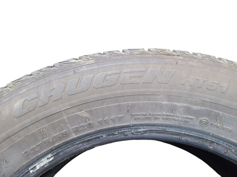 2 Used Tires 275 55 20 KUMHO 60% 671122