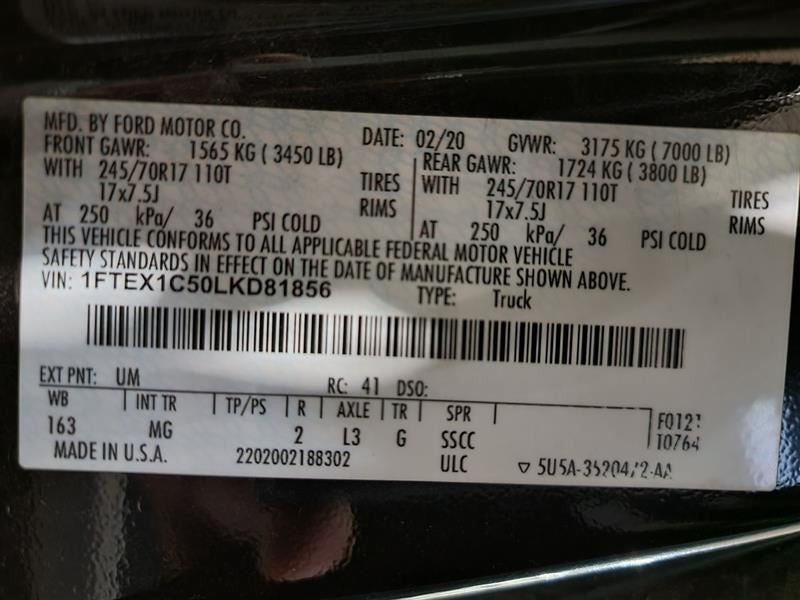 Speedometer Cluster MPH Fits 19-20 FORD F150 PICKUP 558697