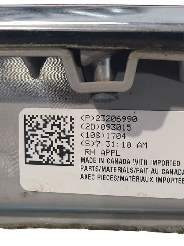 Passenger Right Tail Light Lid Mounted Fits 13-17 ENCLAVE 649372