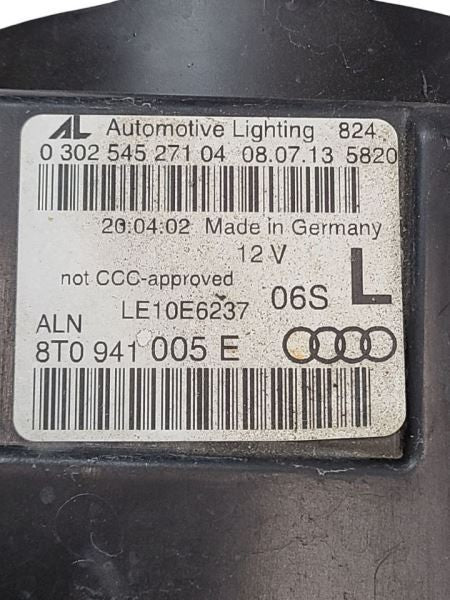 Driver Headlight Xenon HID Self Adjusting Opt 8Q3 Fits 13-17 AUDI A5 5