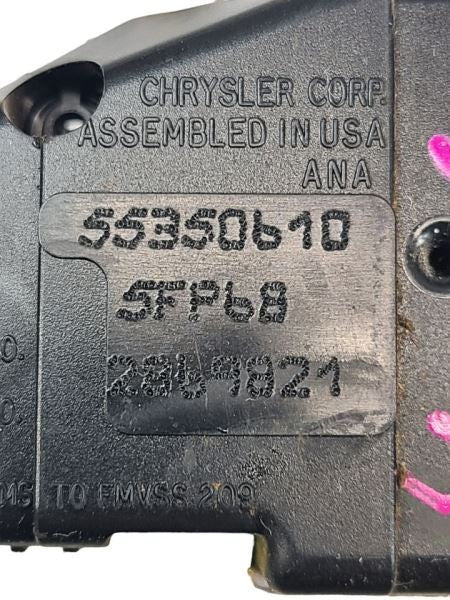 RAM3500   1999 Seat Belt Rear 584523