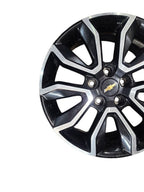Wheel 17x7-1/2 Machined And Black Painted U Spoke Fits 21-25 TRAILBLAZ
