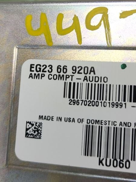 Audio Equipment Radio Amplifier ID EG2366920 Fits 07-08 MAZDA CX-7 575