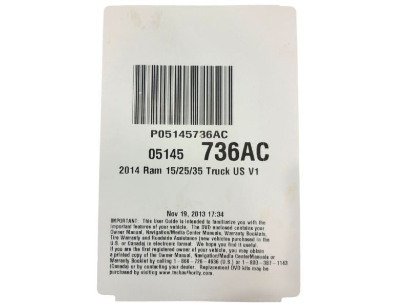 RAM1500   2014 Owners Manual 579805