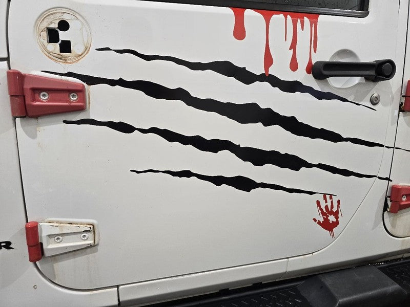 Driver Front Door VIN W 6th Digit Jk Body Full Door Fits 11-18 WRANGLE