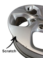 Wheel Road Wheel Aluminum 17x7 5 Spoke Bladed Design Fits 17-19 PACIFI