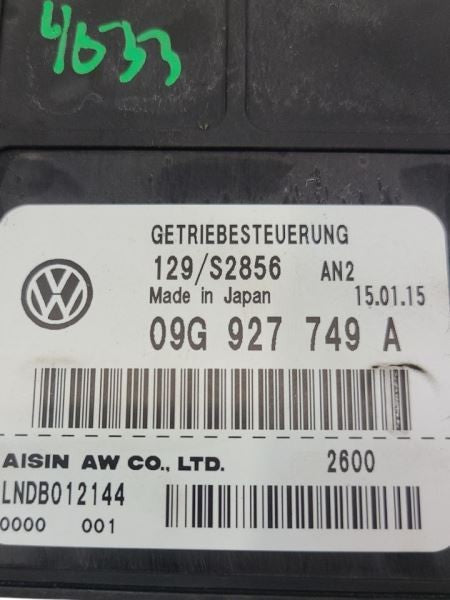 Chassis ECM Transmission Sedan Fits 14-16 JETTA 586887 09G927749A