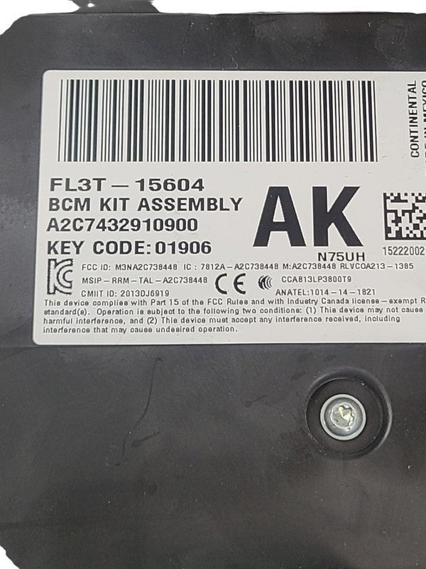 Chassis ECM Body Control BCM Fits 15-16 FORD F150 PICKUP 659534
