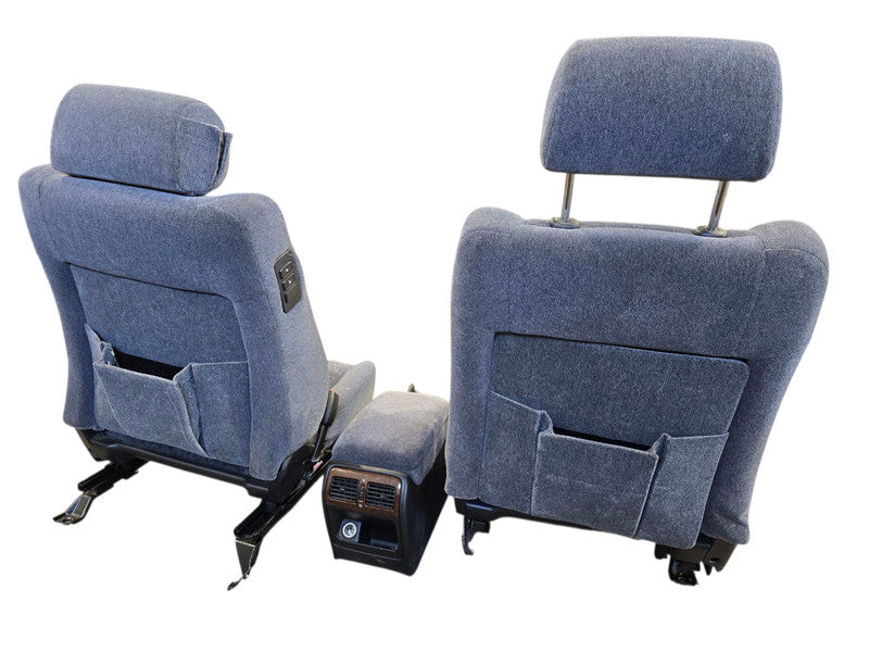 1996 Nissan Cedric Y33 Blue Cloth Power Seats Full Set Front &Rear & C