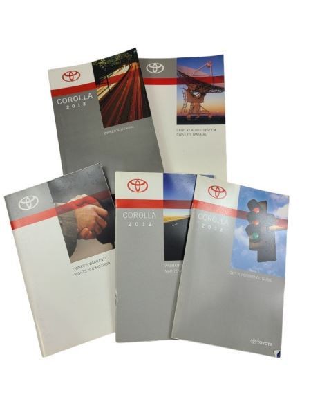 COROLLA   2012 Owners Manual 588561