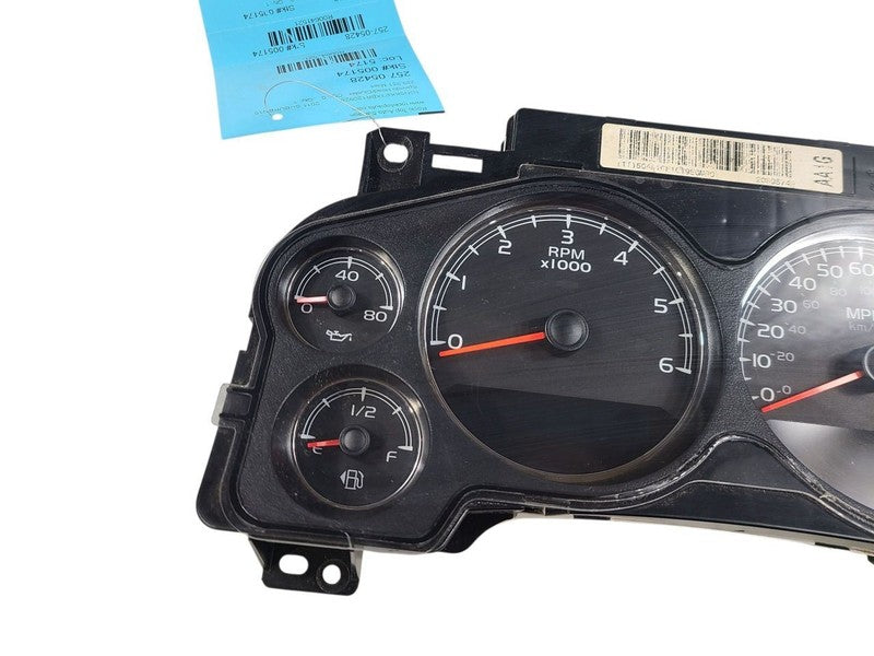 Speedometer Cluster MPH US Market Fits 07-14 SILVERADO 2500 PICKUP 641
