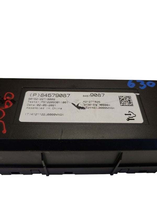 Chassis ECM Temperature ID 84579087 Fits 20-23 SILVERADO 1500 PICKUP 6