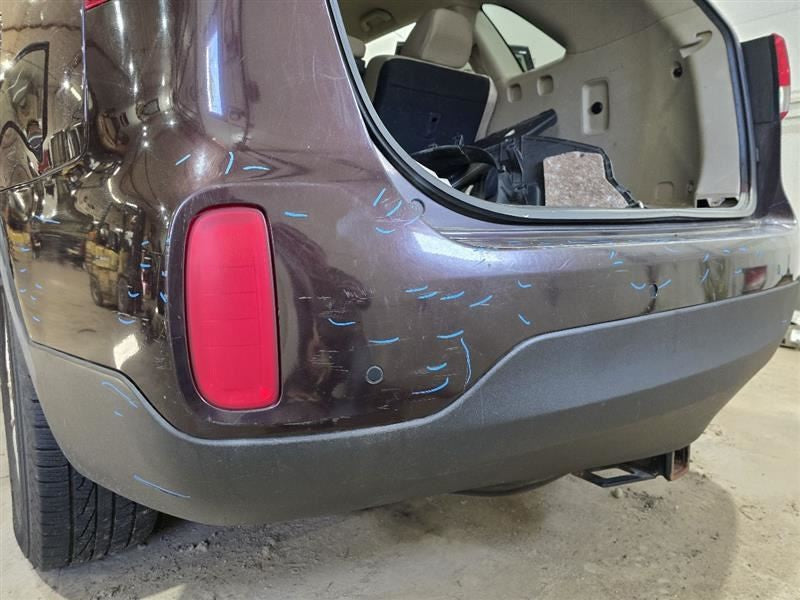 Rear Bumper With Park Assist Textured Lower Cover Fits 14-15 SORENTO 6