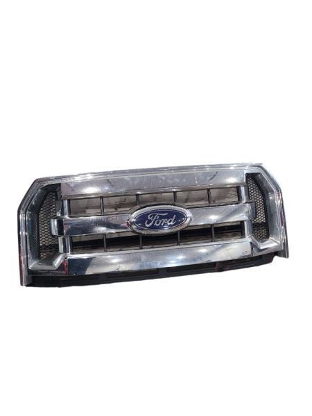 Grille XLT 3 Chrome Center Bars Fits 15-17 FORD F150 PICKUP 580042
