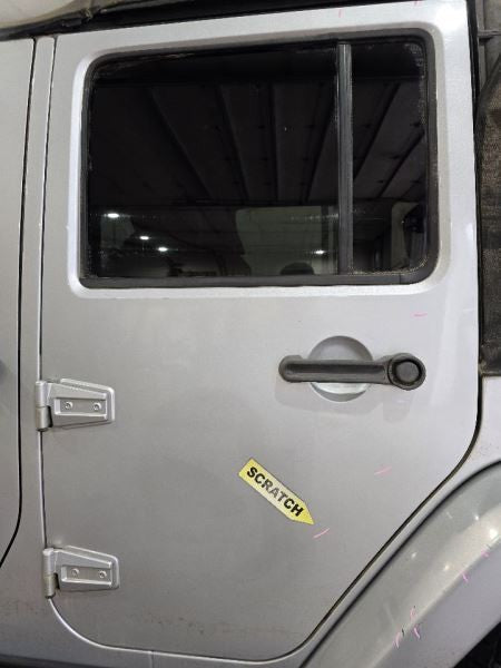 Driver Rear Side Door Full Door Privacy Tint Glass Fits 07-10 WRANGLER