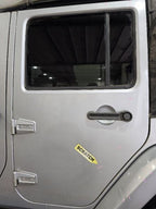 Driver Rear Side Door Full Door Privacy Tint Glass Fits 07-10 WRANGLER