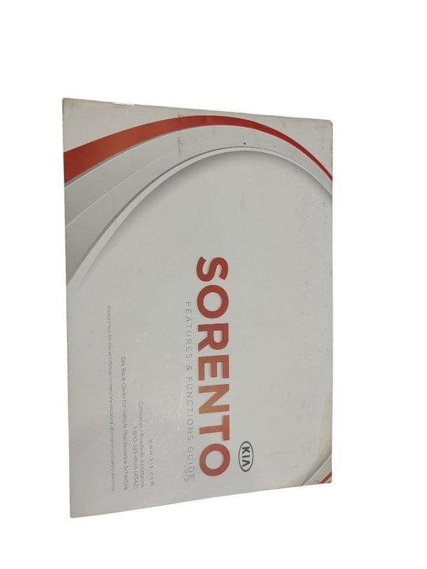SORENTO   2014 Owners Manual 607115