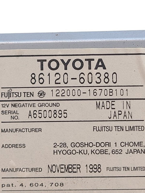 Audio Equipment Radio Receiver 2 Din Fits 98-02 LEXUS LX470 674432