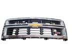 Grille Chrome Surround Black Bars Fits 14-15 SILVERADO 1500 PICKUP 670
