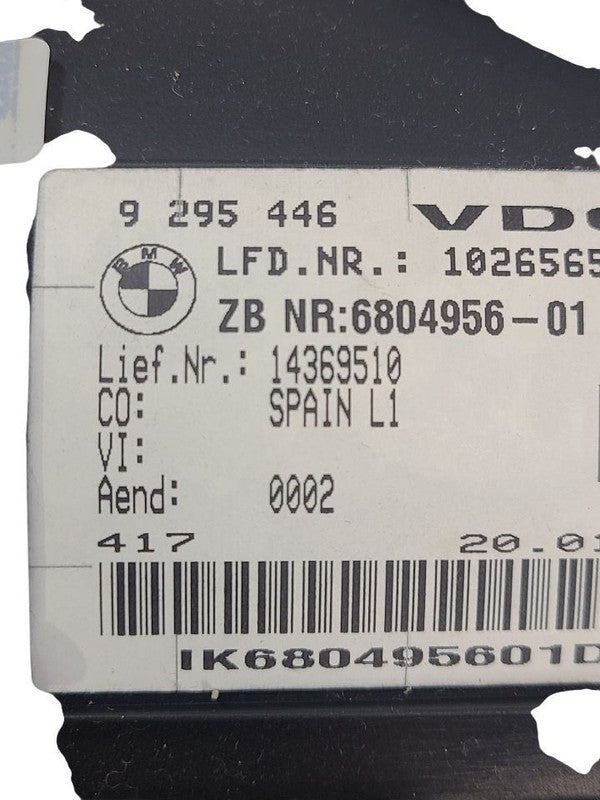 Speedometer Cluster MPH Thru 10/31/16 Fits 16-17 BMW X1 632526 1436951