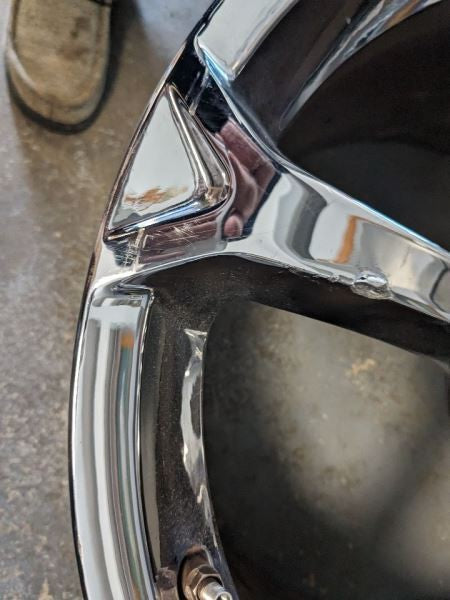 Wheel 19x10 Rear 5 Spoke Chrome Opt QX3 Fits 11-13 CORVETTE 583321