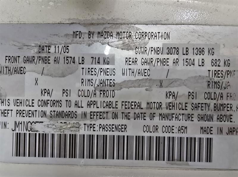 Carrier Automatic Transmission 6 Speed Fits 06-14 MAZDA MX-5 MIATA 604