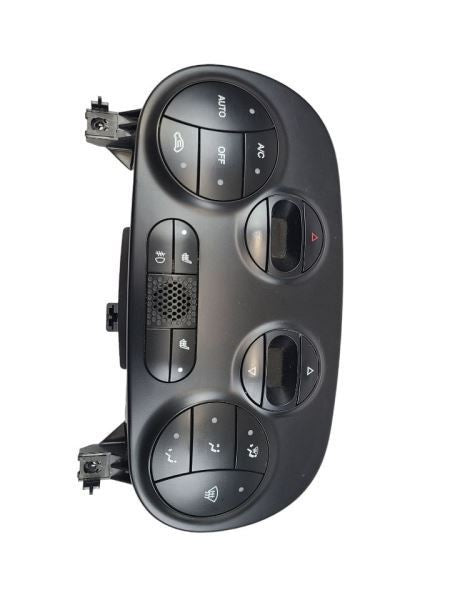 Temperature Control 2 Door Abarth Black Face Plate Fits 12-17 FIAT 500