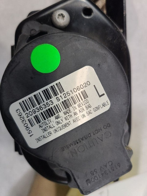 Seat Belt Front VIN J 11th Digit Limited Bucket Fits 11-17 ACADIA 6055