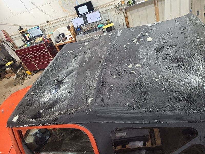 Roof Soft Top Excluding Unlimited 93.4" Wb Cover Fits 03-06 WRANGLER 6