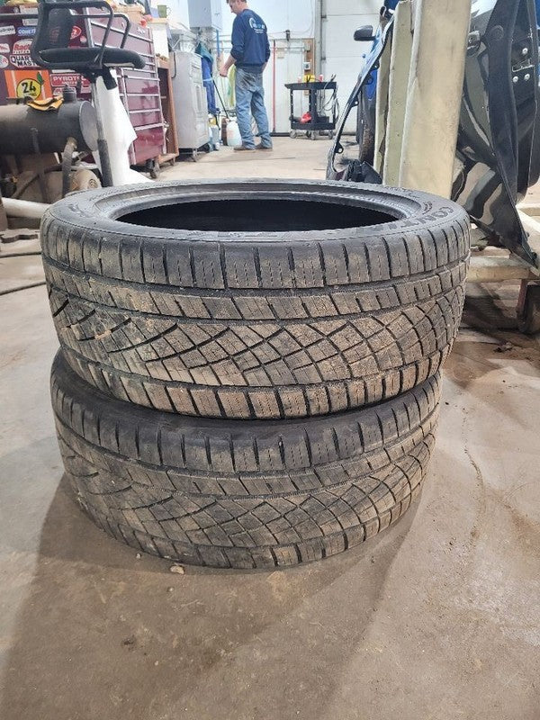 2 Used Tires   255-45-20 Continental  6/32 Tread  660593