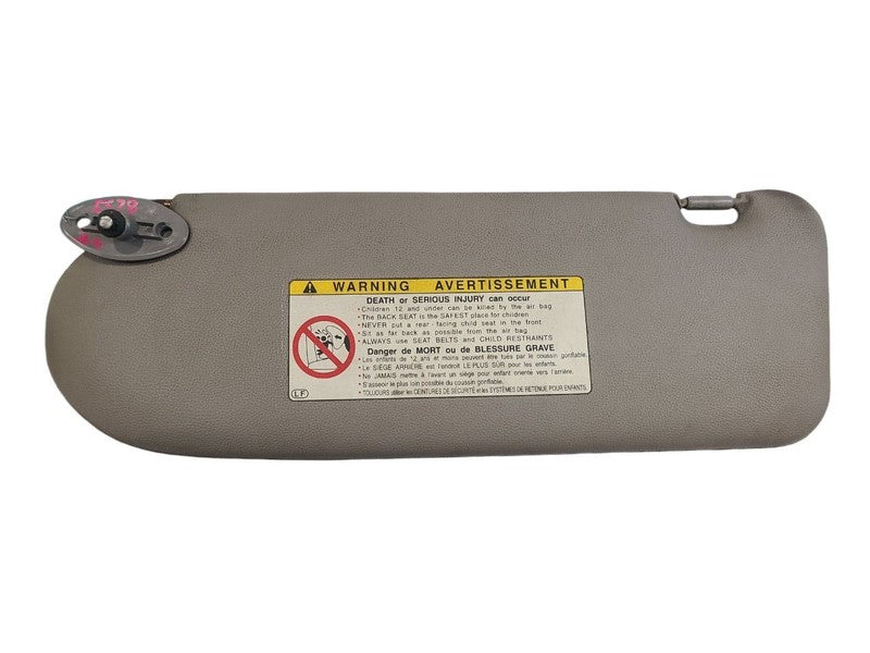 Driver Sun Visor Crew Cab 4 Door With Sliding Extender Fits 01-03 TACO