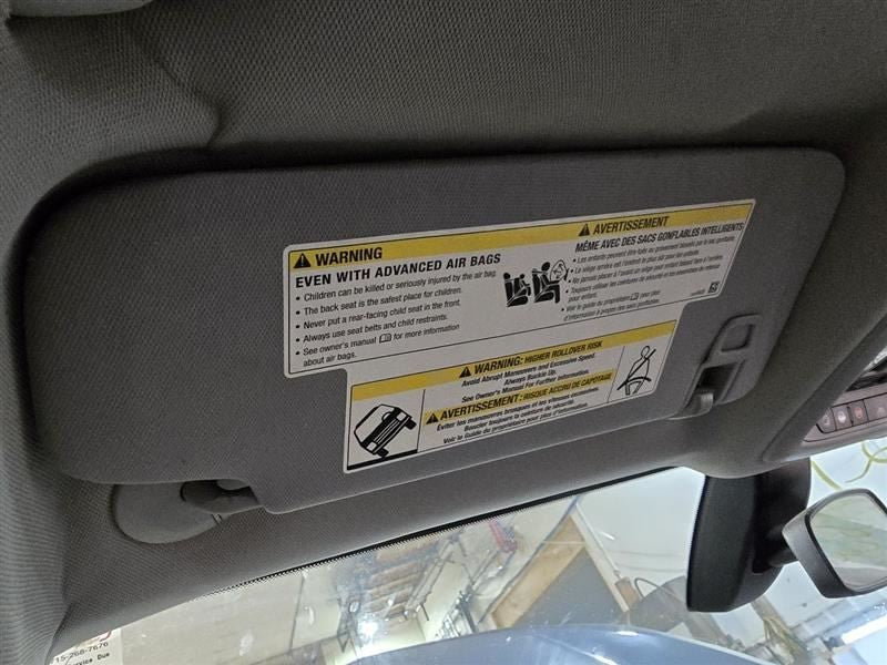 Driver Left Sun Visor Fits 18-19 EQUINOX 603563