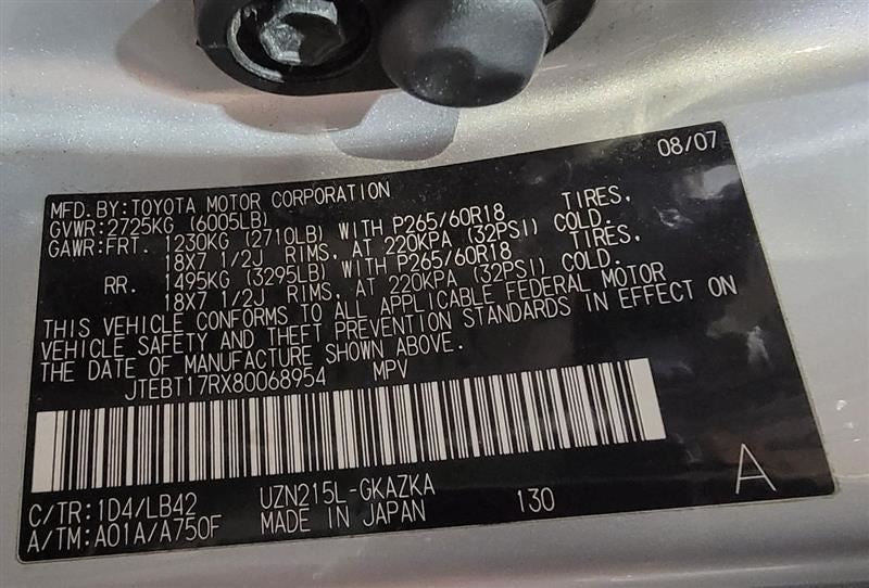 Audio Equipment Radio Fits 2008 4 RUNNER 284372 86280-0W430