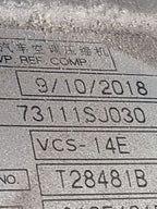 AC Compressor Wilderness Fits 19-25 FORESTER 666909