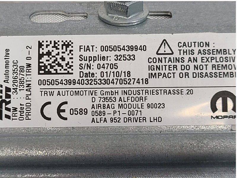 GIULIA    2019 Air Bag 612931
